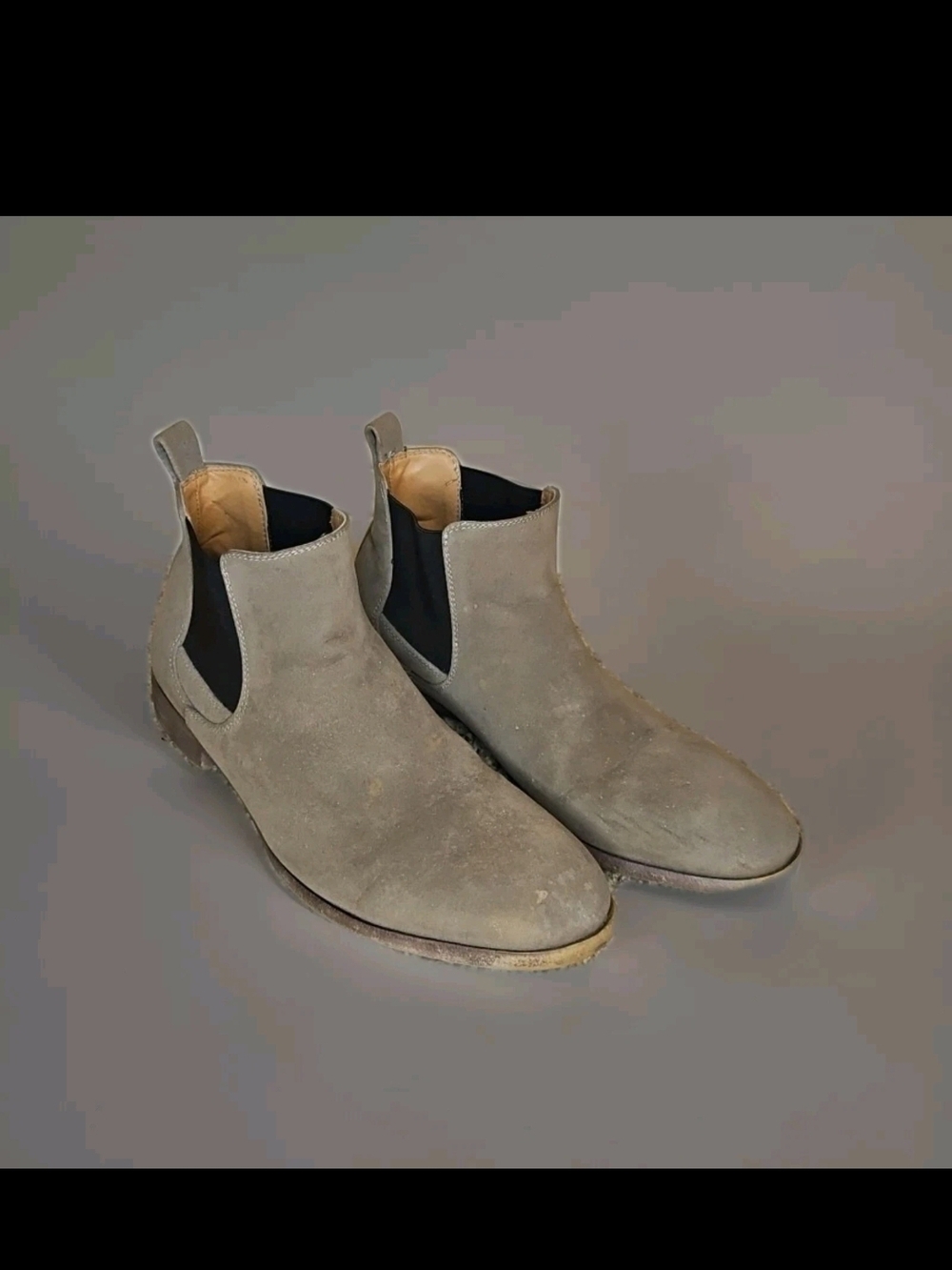 RW by Robert Wayne Saddle Leather Chelsea Boot Slip on w/rear pull  Mens 9.5